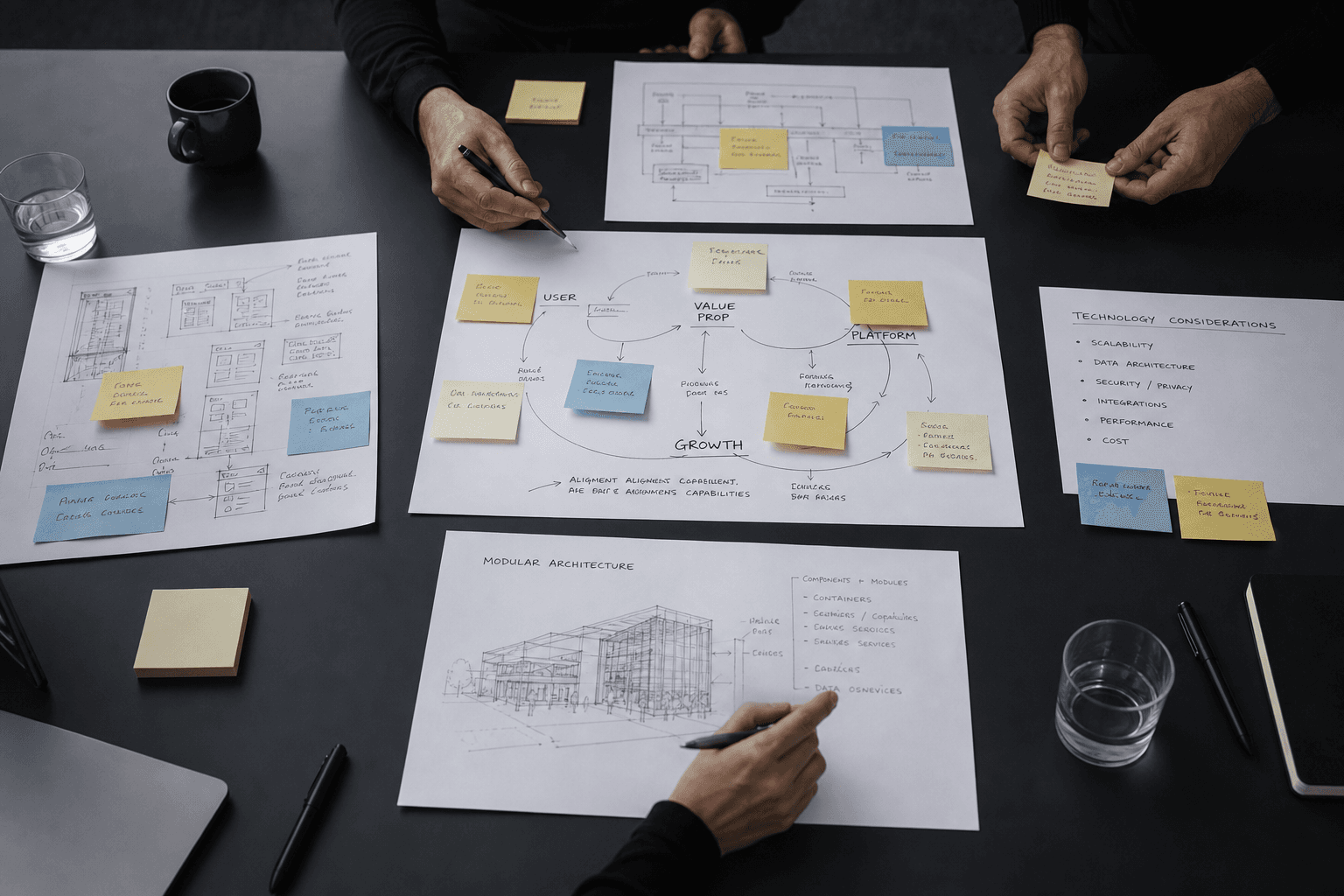Strategy planning session